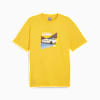Playera estampada para hombre Porsche Legacy 924 Motorsport, Sport Yellow, small