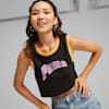 PUMA TEAM Women's Graphic Crop Top, PUMA Black, small-THA