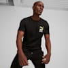 เสื้อยืดผู้ชายลายกราฟิก BRAND LOVE, PUMA Black, small-THA