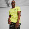 เสื้อยืดผู้ชายลายกราฟิก BRAND LOVE, Lime Sheen, small-THA