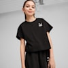 BETTER CLASSICS Tee - Girls 8-16 years, PUMA Black, small-AUS