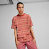 PUMA X Palm Tree Crew Men's Striped Tee, Club Red, small-THA