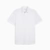 Pure Solid Men's Golf Polo, White Glow, small-AUS