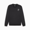 Cloudspun Patch Men's Crewneck, PUMA Black Heather, small-AUS