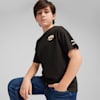 เสื้อยืดเด็กโตลายกราฟิก FOR THE FANBASE, PUMA Black, small-THA