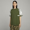 PUMA x PLEASURES Graphic Tee, Myrtle, small-SEA