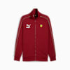 Scuderia Ferrari Race Iconic T7 Men's Motorsport Jacket, Intense Red-Speed Yellow, small-SEA