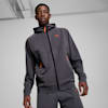 PUMATECH Men's Track Jacket, Galactic Gray-Redmazing, small-AUS