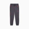 PUMATECH Men's Track Pants, Galactic Gray-Redmazing, small-NZL