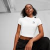 เสื้อยืดขนาดเล็กสำหรับผู้หญิง ICONIC T7, PUMA White, small-THA