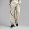 T7 Women's Straight Track Pants, Prairie Tan-AOP, small-THA