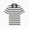 PUMA x QUIET GOLF CLUB Men's Golf Polo, Warm White-Dark Night, small
