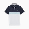 Golf Colorblock Polo - Boys 8-16 years, Deep Navy-White Glow, small-AUS