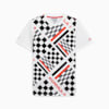 F1® Essentials Men's Motorsport All-Over Print Tee, PUMA White, small-IDN