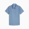 MATTR Essex Short-Sleeve Women's Golf Polo, Ocean Tropic-White Glow, small-AUS