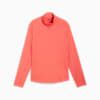 You-V Solid Women's Golf 1/4 Zip Pullover, Salmon, small-AUS