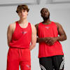 Melo Alwayz On Men's Basketball Tank, For All Time Red, small-AUS