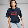Porsche Legacy Statement Logo Tee, Club Navy, small-SEA