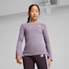 PUMA Long-Sleeve Tee - Girls 8-16 years, Pale Plum, small-AUS