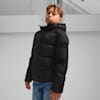 Poly Hooded Puffer Jacket - Youth 8-16 years, PUMA Black, small-AUS