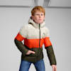 Poly Hooded Puffer Jacket - Youth 8-16 years, Dark Olive, small-AUS