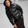 Shiny Women's Puffer Jacket, PUMA Black, small-NZL