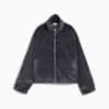 Soft Fleece Women's Jacket, Galactic Gray, small-NZL