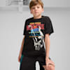 Basketball Crowd Craze Tee - Boys 8-16 years, PUMA Black, small-AUS