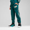 Basketball Caution Pants - Boys 8-16 years, Cold Green, small-AUS
