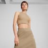 CLASSICS Ribbed Crop Top Women, Oak Branch, small-PHL