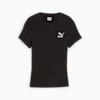 Kaos Bergaris Perempuan Slim CLASSICS, PUMA Black, small-IDN