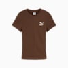 CLASSICS Ribbed Slim Tee Women, Espresso Brown, small-AUS