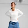 THE FAST RACE Women's Long Sleeve, PUMA White, small-AUS