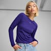 THE FAST RACE Long Sleeve Women, Lapis Lazuli, small-SEA