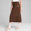 Rok Wanita DOWNTOWN Cargo Midi, Espresso Brown, small-IDN