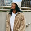 T7 Oversized Track Jacket Unisex, Oak Branch, small-THA
