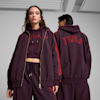 PLAY LOUD T7 Track Jacket Unisex, Midnight Plum, small-THA