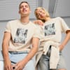 CLUB DE COURSE Graphic Unisex Tee, Alpine Snow, small-AUS