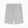 DOWNTOWN Unisex Relaxed Shorts, Light Gray Heather, small-AUS