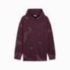 DOWNTOWN Relaxed Hoodie Unisex, Midnight Plum, small