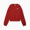 DOWNTOWN RE:COLLECTION Women's Crew, Mars Red, small-AUS