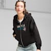 DOWNTOWN Oversized Hoodie Women, PUMA Black, small-PHL
