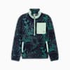 Veste en polaire à 1/2 zip Palm PUMA x PALM TREE CREW, Deep Navy-Sparkling Green, small