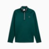Waffle Golf-Fleece mit viertellangem Reißverschluss Herren, Dark Myrtle, small