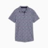 MATTR Soto Short Sleeve Golf Polo Women, Deep Navy-Magenta Gleam, small-SEA
