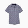 MATTR Soto Short Sleeve Golf Polo Women, Deep Navy-Magenta Gleam, small-PHL