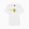 Scuderia Ferrari Race Big Shield Men's Tee, PUMA White, small-NZL