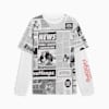Media Day Long Sleeve Basketball Tee Men, PUMA Black-PUMA White, small-PHL