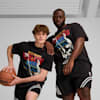 Crowd Craze Basketball Tee 1 Men, PUMA Black, small-THA