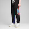 Bandwagon Basketball Sweat Pants Men, PUMA Black-Lapis Lazuli, small